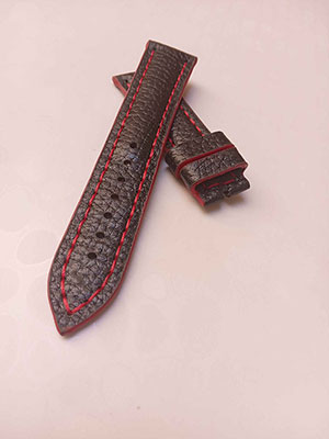 بند ساعت چرم گاوی فلوتر مشکی